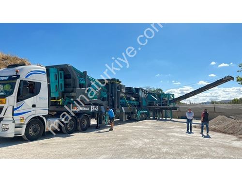 Mobile Secondary Crushing and Screening Plant with a Capacity of 250-300 T/H