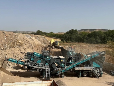 120-150 Ton / Saat Mobil Sekonder Darbeli Taş Kırma Tesisi - 5