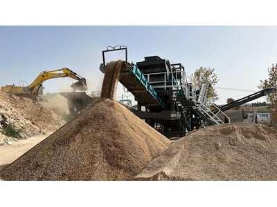 120-150 Ton / Saat Mobil Sekonder Darbeli Taş Kırma Tesisi - 1