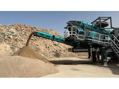120-150 Ton / Saat Mobil Sekonder Darbeli Taş Kırma Tesisi - 2