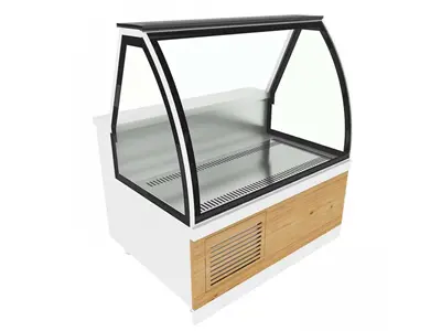 220 Cm Curved Meat Appetizer Display Cabinet