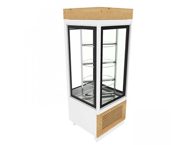 Armoire à gâteaux verticale rotative de 70 cm - 0