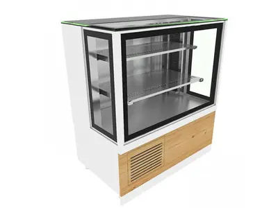 220 Cm Flat Kebab Display Cabinet