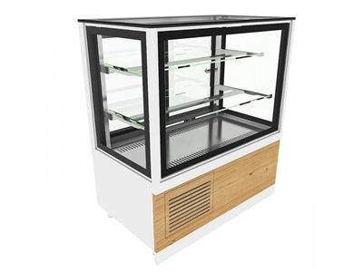 Vitrine à gâteaux droit de 220 cm - 0