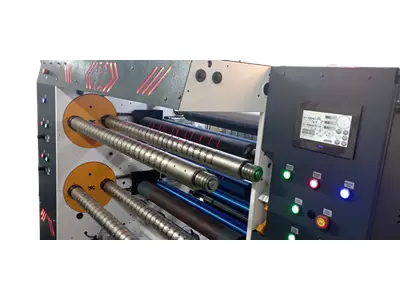 Otomatik Taretli Jumbo Bobin Dilimleme Makinası
