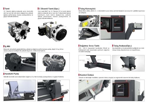 8 İnç CNC Torna Tezgahı