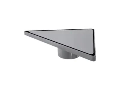 Ø50 Bottom Outlet Stainless Steel Frame and Grate Pipe Outlet Triangular Model S İlanı