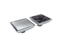 Ø50-Ø70-Ø100 304 Grade Stainless Steel Ceramic Compatible Square Model Pipe Outl