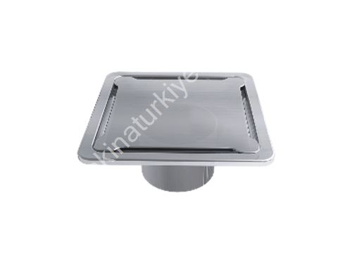 Ø50 Stainless Steel Body And Grate Water Trap Pipe Outlet Model