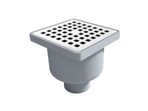 Ø50 Bottom Outlet Eco Plastic Framed Classic Drain Wet-Dry System