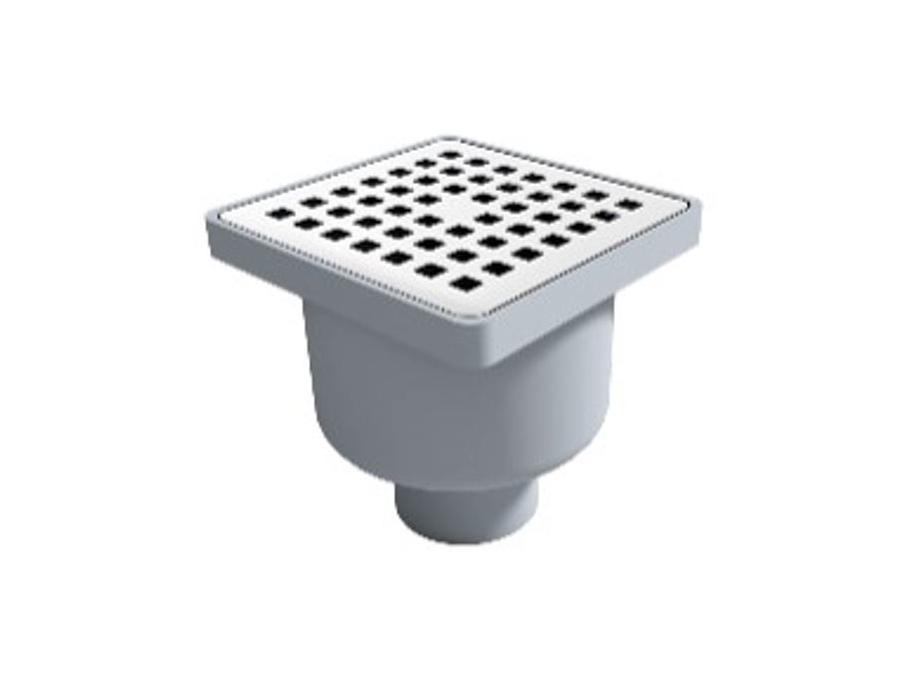 Ø50 Bottom Outlet Eco Plastic Framed Classic Drain Wet-Dry System