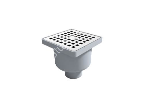 Ø50 Bottom Outlet Eco Plastic Framed Classic Drain Wet-Dry System