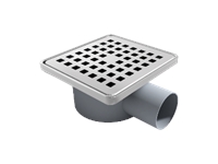 Ø32 Side Outlet Eco Stainless Steel Framed Classic Drain Wet-Dry System