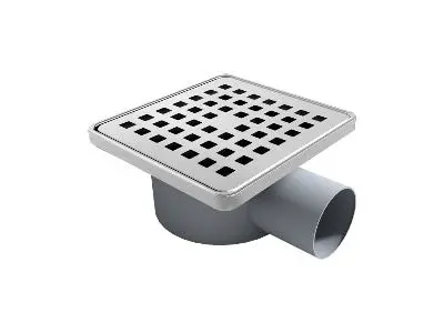 Ø32 Side Outlet Eco Stainless Steel Framed Classic Drain Wet-Dry System