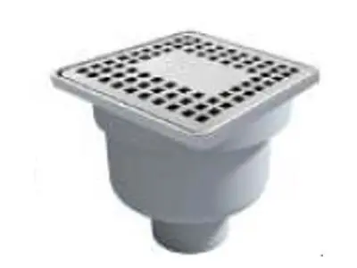 Ø50 Bottom Outlet Lux Stainless Steel Framed Classic Drain Wet-Dry System