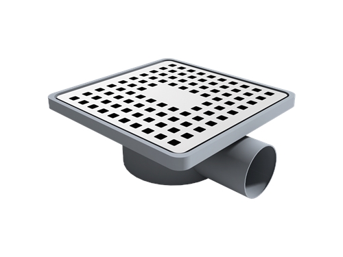 Ø50 Side Outlet Plastic Framed Classic Drain Wet-Dry System