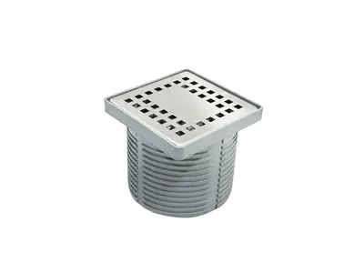 10x10 cm Adjustable Head 10x10 Plastic Framed Wet-Dry Odor Preventer