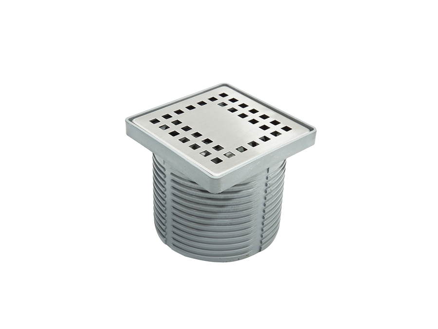 10x10 cm Adjustable Head 10x10 Plastic Framed Wet-Dry Odor Preventer