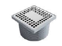 10x10 cm Adjustable Head 10x10 Plastic Framed Wet-Dry Odor Preventer