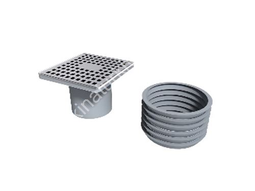 15x15 cm Conta Uyumlu (Ø70 - Ø100) Başlık Sulu Susuz Koku Tutucu
