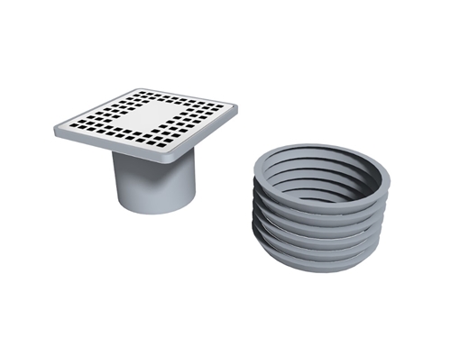 15x15 cm Dichtungskompatibler (Ø70 - Ø100) Kopf