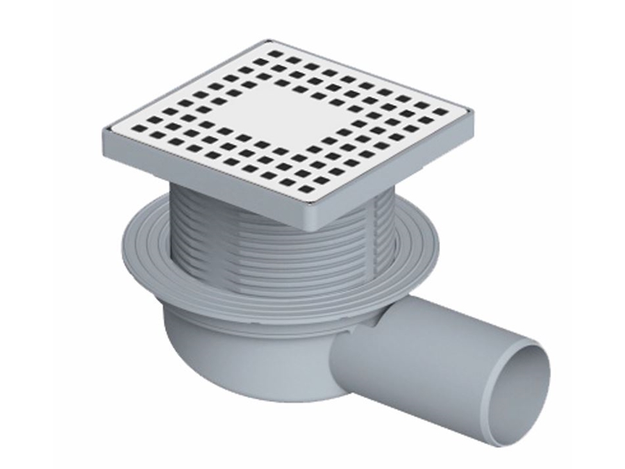 Ø50 Plastic Framed Odor Preventer Head Side Outlet Insulation Base