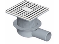 Ø32 Stainless Steel Framed Odor Preventer Head Side Outlet Insulation Base