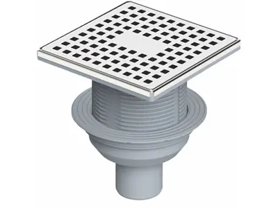 Ø70 Stainless Steel Framed Odor Preventer Head Bottom Outlet Insulation Base