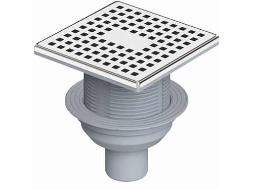 Ø70 Stainless Steel Framed Odor Preventer Head Bottom Outlet Insulation Base