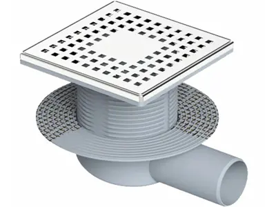 Ø32 Self-Netted Insulation Base Stainless Steel Framed Odor Preventer Head