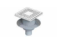 Ø50 Stainless Steel Framed Odor Preventer Head Self-Mesh Insulation Base Bottom Outlet