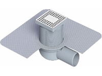 Ø50 Plastic Framed Odor Preventer Head Membrane Insulated Base Side Outlet