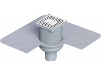 Ø70 Plastic Framed Odor Preventer Head Membrane Insulated Base Bottom Outlet