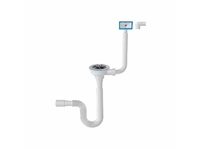 Ø32 1 1/2 - Overflow Trash Bin Head Bellows Siphon