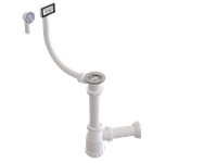 Ø32 1 1/2X40 - 304 Grade Stainless Steel Pipe Or Bellows Outlet Sink Siphon