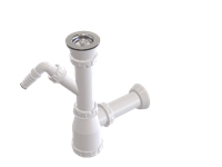 Ø32 1 1/2X40 - 304 Grade Stainless Steel Pipe Or Bellows Outlet Sink Siphon