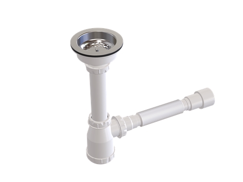 Ø50 1 1/2 - Çöpmak Head Bellows Siphon