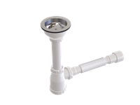 Ø50 1 1/2 - Trash Bin Head Bellows Siphon