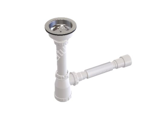 Ø50 1 1/2-Trash Bin Head Bellows Siphon