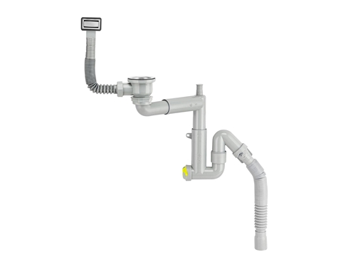 Ø40 Quality Stainless Telescopic System Strainer and Stainless Screw/Sink Siphon