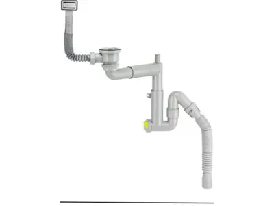 Ø40 Grade Stainless Steel Telescopic System Strainer With Stainless Steel Screw / Sink Siphon