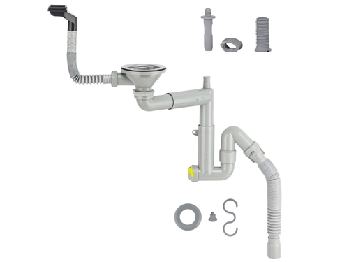 Ø32 304 Grade Stainless Steel Telescopic System, Strainer With Delrin Screw Set / Sink Siphon