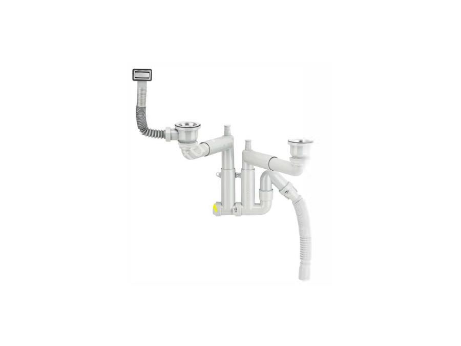 304 Quality Stainless Steel Telescopic System Strainer and Stainless Steel Screw Set/Sink Siphon