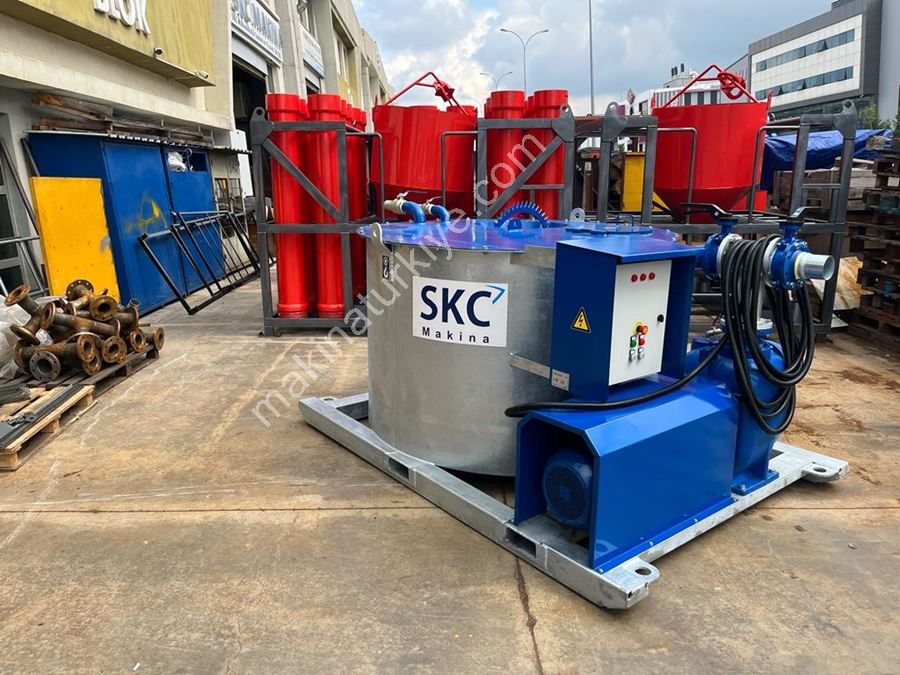 1000 Litre Bentonit Ve Enjeksiyon Santrali Bentonit Mikseri