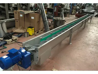 Spiral Helix Conveyor with Screws