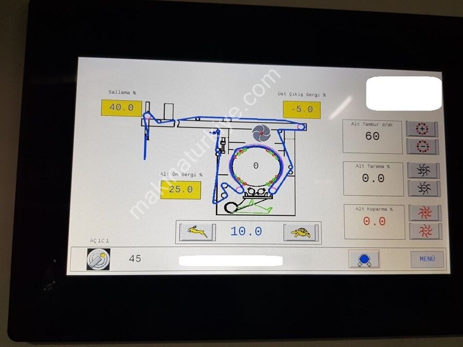 2,20 Mt Tek Tambur Şardon Makinası