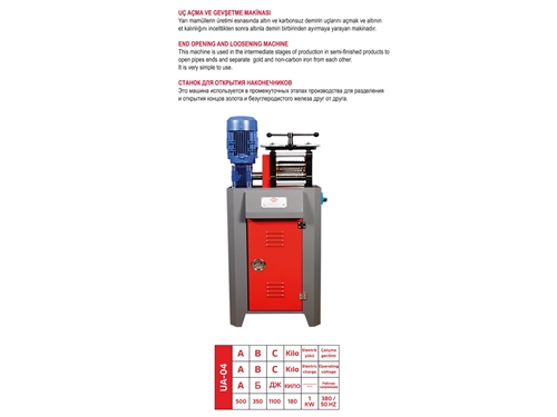 1 kW Gevşetme ve Uç Açma Makinası