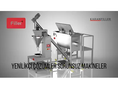 Powder Mixing and Filling Line