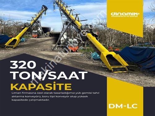 320 Ton / Saat Yük Gemisi Tahıl Aktarma Konveyörü