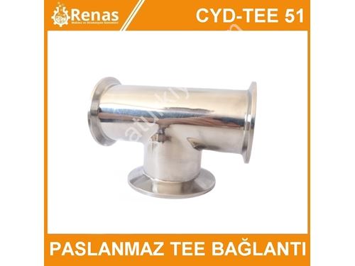 51 Mm Paslanmaz Tee Bağlantı Parçası Dolum Makinası